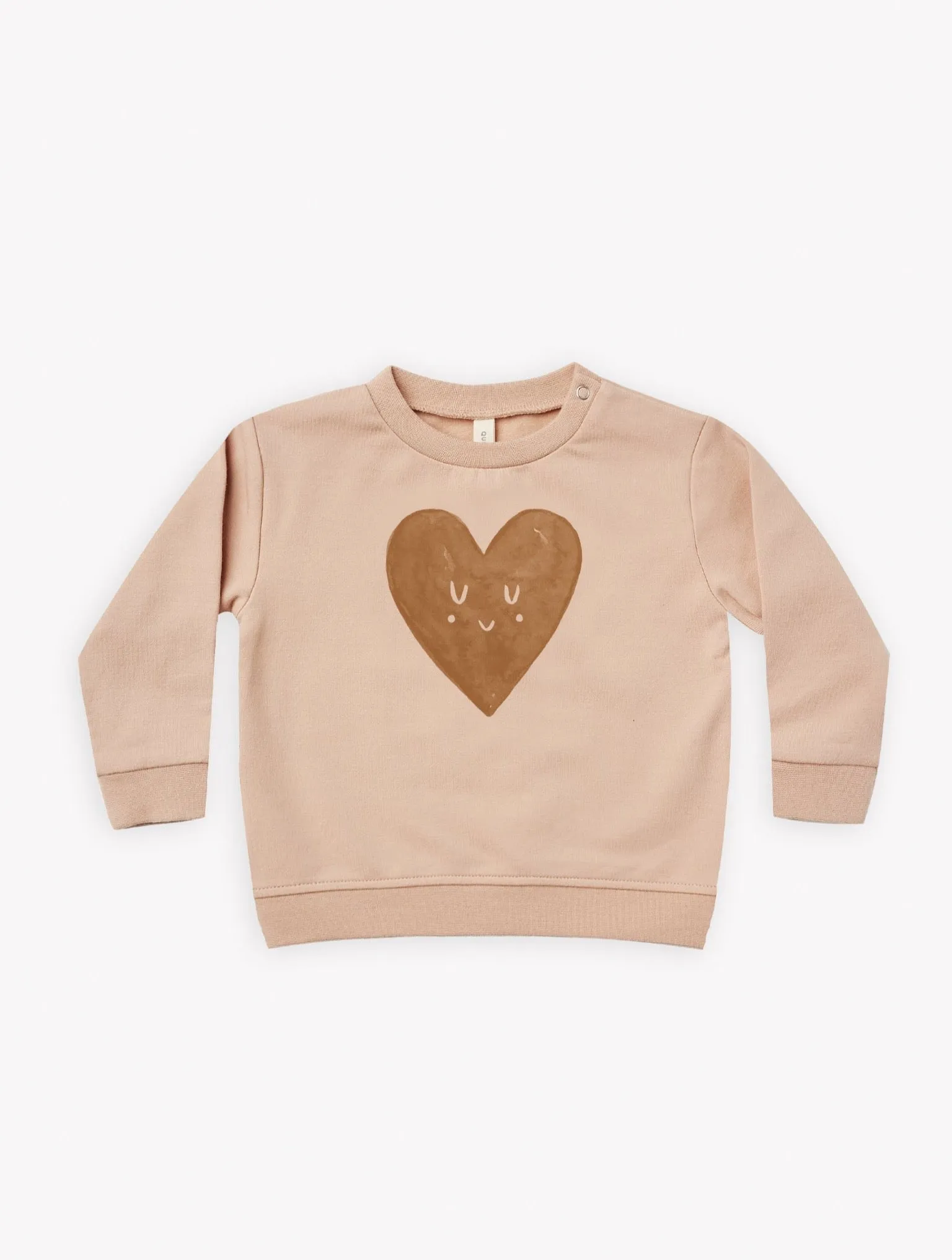 The Fleece Sweatshirt by Quincy Mae - Hearts - BABY