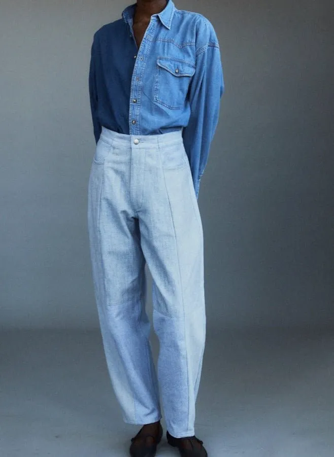 The Reverse Denim Charlie Trousers