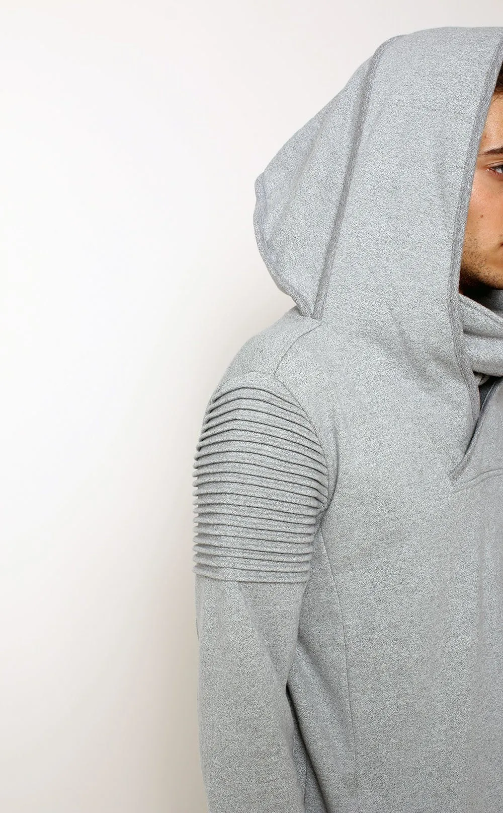 Unknown Vengeance Ninja Mask Hoodie In Gray - Last One