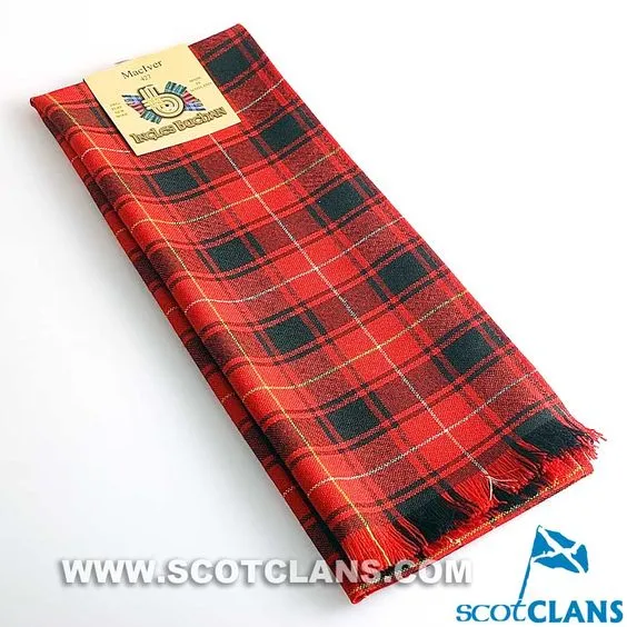 Wool Scarf in MacIver Modern Tartan