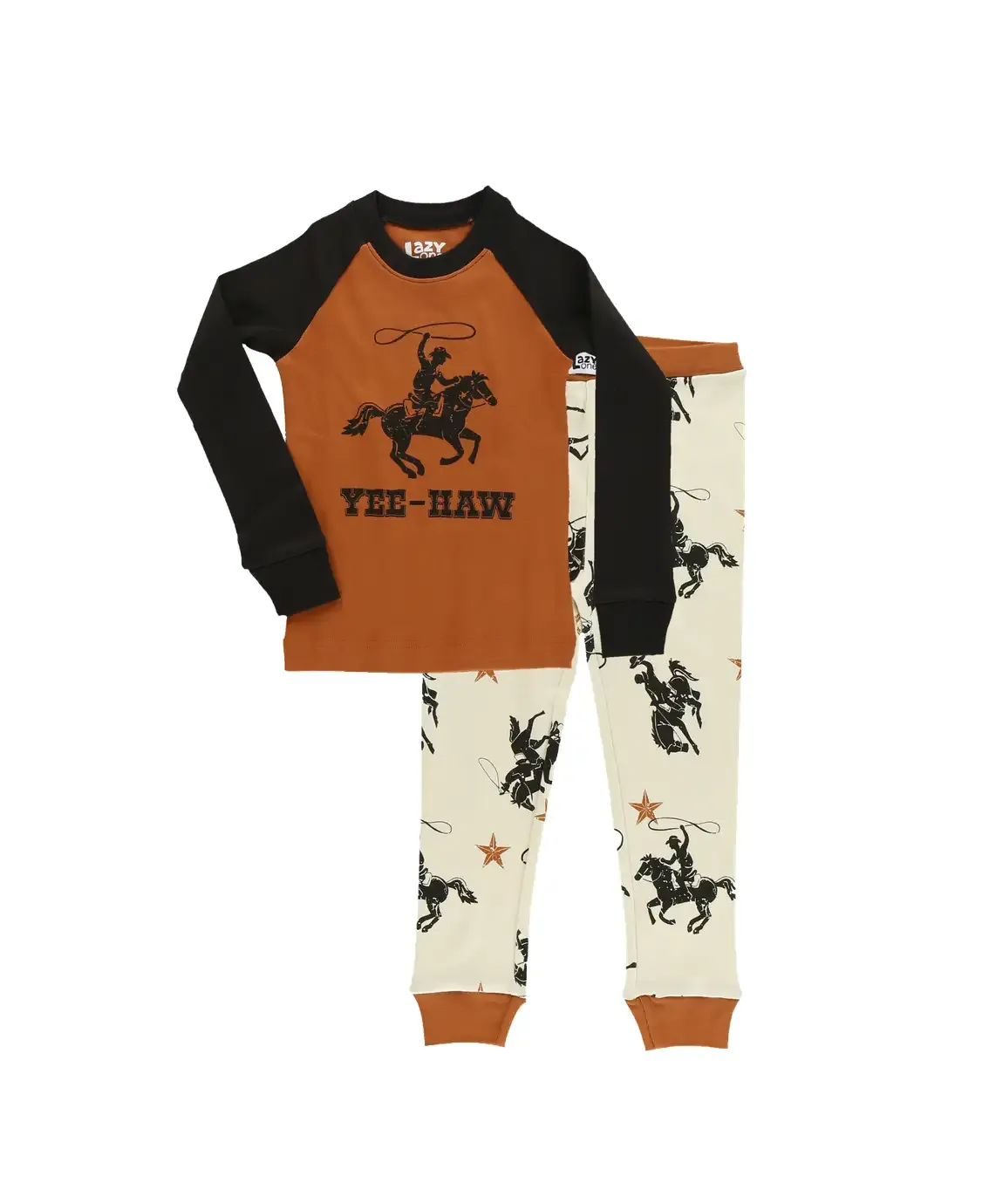 Yee-Haw Kid's Long Sleeve Cowboy PJ's