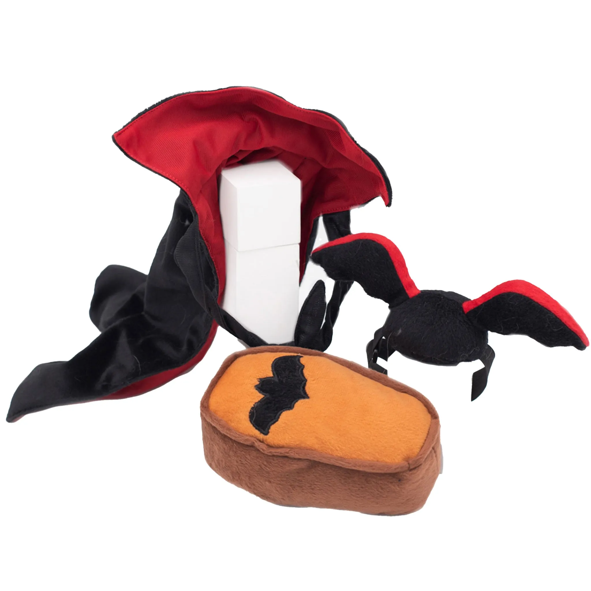 Zippy Paws Halloween Costume w/Toy Dracula Dog Toys